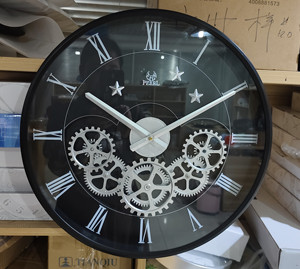 Thiết kế mới ngọc trai bánh di chuyển thạch anh Đồng hồ treo tường Ostar im lặng đồng hồ phong trào quét cơ chế OEM được chào đón - Product Image 5