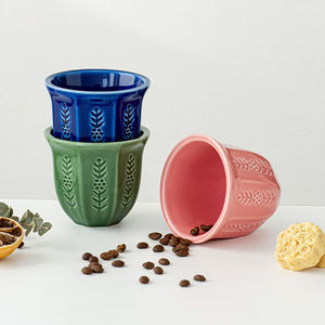 แก้วกาแฟเอสเปรสโซขนาดเล็ก 100 มล. <span class=keywords><strong>ราคา</strong></span>ส่งถูก รับทำตามสั่ง แก้วชา กาแฟ กาแฟแบบอาหรับ  แก้วเซรามิกพร้อมโลโก้ - Product Image 6