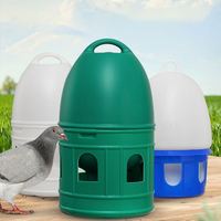 Abreuvoir automatique Portable pour pigeons avec poignée abreuvoir en plastique Durable pour pigeons