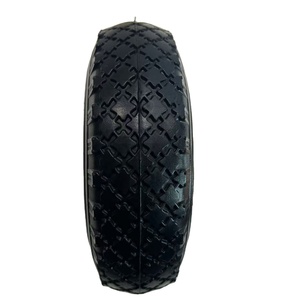 Rueda de plástico de goma neumática de 10 pulgadas 3,00-4/ 260x85 Ruedas de carrito Pedal Go Kart Ruedas para uso industrial Nuevo estado usado - Product Image 5