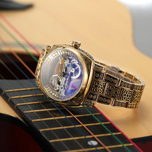 Retro men's automatic <b>mechanical</b> <b>watch</b> carved hollow <b>watch</b> fashionable automatic <b>mechanical</b> <b>watch</b> - Product Image 5