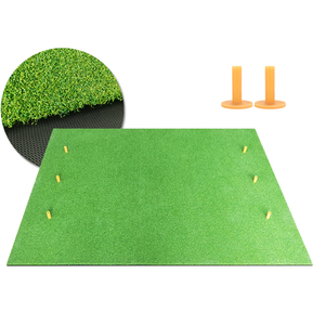 Tapis artificiel à 2 couches avec support en <span class=keywords><strong>mousse</strong></span> EVA antidérapant et absorbant les chocs, revêtement de sol sportif <span class=keywords><strong>pour</strong></span> le golf, le basketball et l'entraînement multi-ballons - Product Image 5