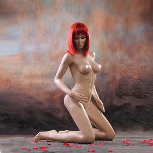 <span class=keywords><strong>Mannequin</strong></span> femme en position agenouillée, poitrine généreuse, en fibre de verre, VIS3 - Product Image 5
