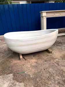 Moderna <span class=keywords><strong>Bañera</strong></span> Portátil Plegable Independiente <span class=keywords><strong>con</strong></span> Superficie <span class=keywords><strong>de</strong></span> Piedra Sólida y Desagüe <span class=keywords><strong>de</strong></span> Mármol Natural para Villas y Bebés - Product Image 5