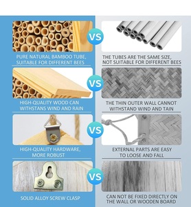 Tùy chỉnh Hexagon Bee hộp handmade gỗ tự nhiên hộp tổ ong Hive - Product Image 4