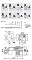Conector GX20 de 6 Pines Macho y Hembra, Enchufe de Aviación, Conector de Panel de Cable M19