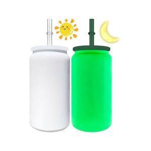 Gobelet en acier inoxydable qui brille dans le noir, 16 oz, avec couvercles - Product Image 3