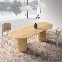 Table de salle à manger, mobilier de salle à manger, 4, 6 ou 8 places, style nordique, luxe moderne, table en pierre frittée travertin, tables de cuisine et de salle à manger