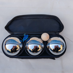 Ensemble <span class=keywords><strong>de</strong></span> 3 boules <span class=keywords><strong>de</strong></span> <span class=keywords><strong>pétanque</strong></span> chromées avec sac en tissu, vente en gros, <span class=keywords><strong>jeu</strong></span> <span class=keywords><strong>de</strong></span> boules <span class=keywords><strong>de</strong></span> pelouse française, <span class=keywords><strong>jeu</strong></span> <span class=keywords><strong>de</strong></span> bocce, <span class=keywords><strong>jeu</strong></span> <span class=keywords><strong>de</strong></span> plein air récréatif - Product Image 4