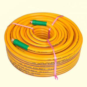 สายฉีดน้ำแรงดันสูง PVC ยาว 100 เมตร ขนาดเส้นผ่านศูนย์กลาง 1/4''-3/4'' ป้องกันรังสียูวี ปลอดสารพิษ ได้รับการรับรองมาตรฐาน CE สำหรับการใช้งานทางการเกษตร - Product Image 1