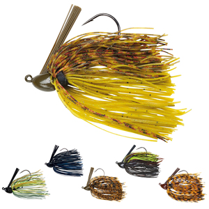 ECOODA Fabricante OEM, Señuelos de Pesca con Cabeza de Jig, 10g 14g, Anzuelo Mustand, Faldas de Goma <span class=keywords><strong>Bonic</strong></span>, Cebo Artificial con Sonido - Product Image 1