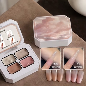 4 Colors Concealer Popular Nude Color Gradient Painting Gel, <b>Nail</b> Art, Semi Permanent Soak Off UV <b>Nails</b> - Product Image 5