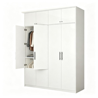 Armoire de Rangement Bébé à Tiroirs en Kit, Organisateur de Vêtements Moderne Autoportant en Bois pour Chambre à Coucher et Villa - Grande Vente