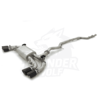 Tuyaux d'échappement en acier inoxydable 304 de haute qualité adaptés aux BMW G20 320E 330E E-Hybrid B48 2.0T Système d'échappement Catback avec résonateur