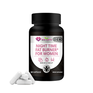 Quemador de Grasa Nocturno OEM <span class=keywords><strong>para</strong></span> Mujeres, 60 Cápsulas, Mezcla Probiótica, Suplemento <span class=keywords><strong>para</strong></span> Pérdida de Peso, Quema Grasa y Tonifica - Product Image 1