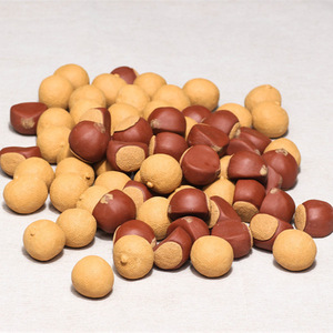 Oogishido Tea Pets Adornos decorativos con forma de fruta de castaño y longan para uso en mesa, calidad de primera clase - Product Image 1