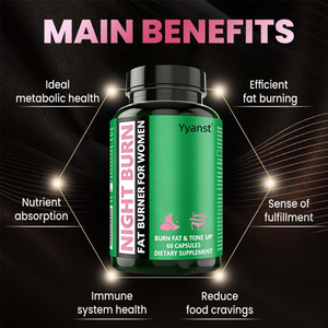 Cápsulas para la Salud Digestiva, Sin Gluten, Quemagrasas, Adelgazantes, con Ingredientes Naturales Orgánicos que Promueven la Absorción de Nutrientes, para Adultos, con Soporte OEM/ODM - Product Image 3