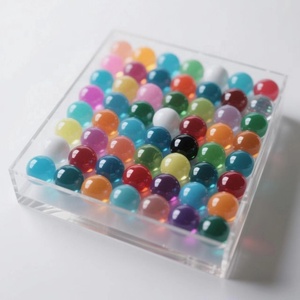 SDBALLS yeni varış 2mm şeffaf cam küre renkli cam bilyalar çin'den parfüm şişeleri fabrika fiyat için - Product Image 3