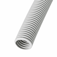 AD 21.2 Conduit flexible ondulé en PVC, taille de tuyau 3/4 po, filetage 1/2, résistant au feu, sur mesure pour la protection des câbles électriques et photovoltaïques