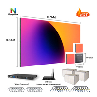 P5 P6.67 Tam Renkli Büyük Boy 4K Dış Mekan Led Reklam Ekranı 96X96 P5 LED Dış Mekan Ekranları Yol Kenarı için
