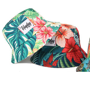 Chapeau Bob Personnalisé OEM 2026 – Meilleures Ventes – Imprimé Floral Personnalisé – Chapeau <span class=keywords><strong>de</strong></span> Pêcheur Réversible avec Logo Brodé - Product Image 1