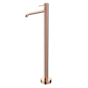 Grifo de lavabo cromado de columna, diseño sencillo para bañera, ducha, agua fría y caliente, grifo de baño monomando - Product Image 3