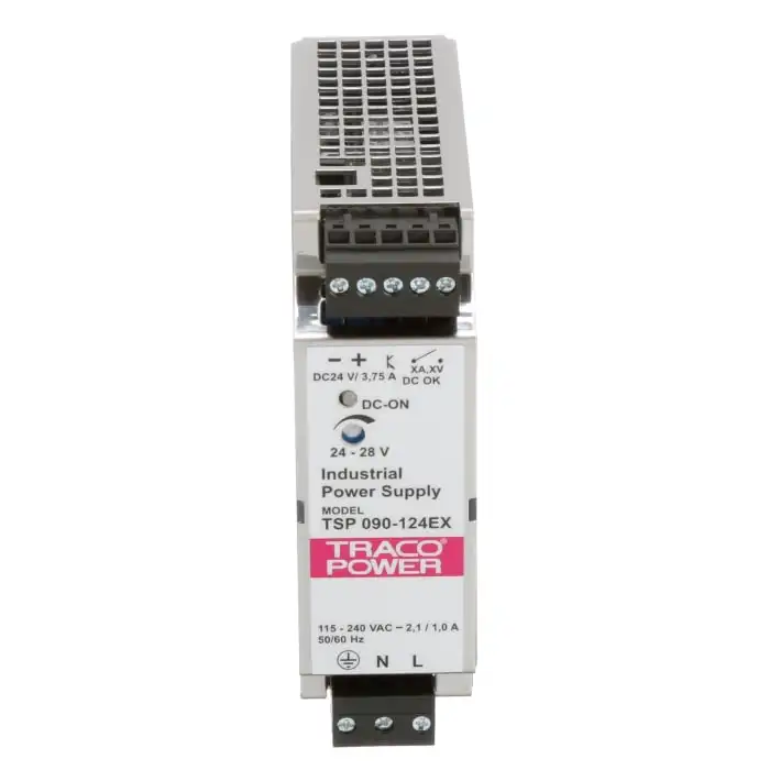 Yeni ve orijinal TRA-CO güç TSP 090-124 EX AC-DC güç kaynağı 24V 3.75A 263V kapalı DIN endüstriyel 90W TSP serisi iyi fiyat