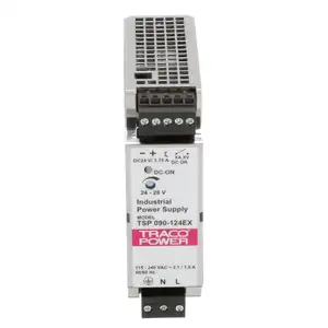 Mới và độc đáo TRA-CO điện TSP 090-124 EX AC-DC cung cấp điện 24V 3.75A 263V kèm theo DIN công nghiệp 90W TSP loạt giá tốt