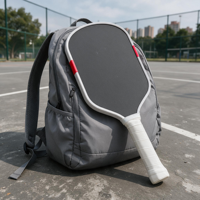 Raquette de pickleball en fibre de carbone avec noyau EPP EVA, surface rugueuse, construction pressée à chaud pour équipement sportif en gros