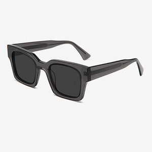 Lunettes de soleil unisexes classiques rétro haut de gamme en acétate multicolores, verres polarisés TAC carrés, protection UV %, idéales pour la conduite, vente en gros - Product Image 4
