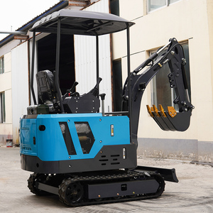 Envío Gratis: Excavadoras Agrícolas con Motor Kubota, Mini Excavadora de 1t, 1.2t, 1.7t, Tractor, Excavadora de Orugas, Máquina Excavadora de 1 tonelada, 1.6 toneladas - Product Image 1