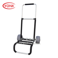 Chariot de plage en aluminium YONK avec plateforme, pliable, roues à ballon de 9 pouces, OEM disponible