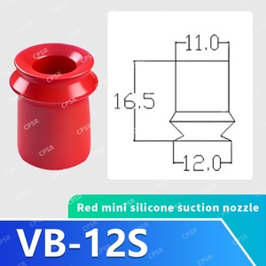 CPSR VB Circuit Board Vacuum Gripper Fittings-Pneumatic Silicone Suction Nozzle with M5 <b>Connector</b> - Product Image 6