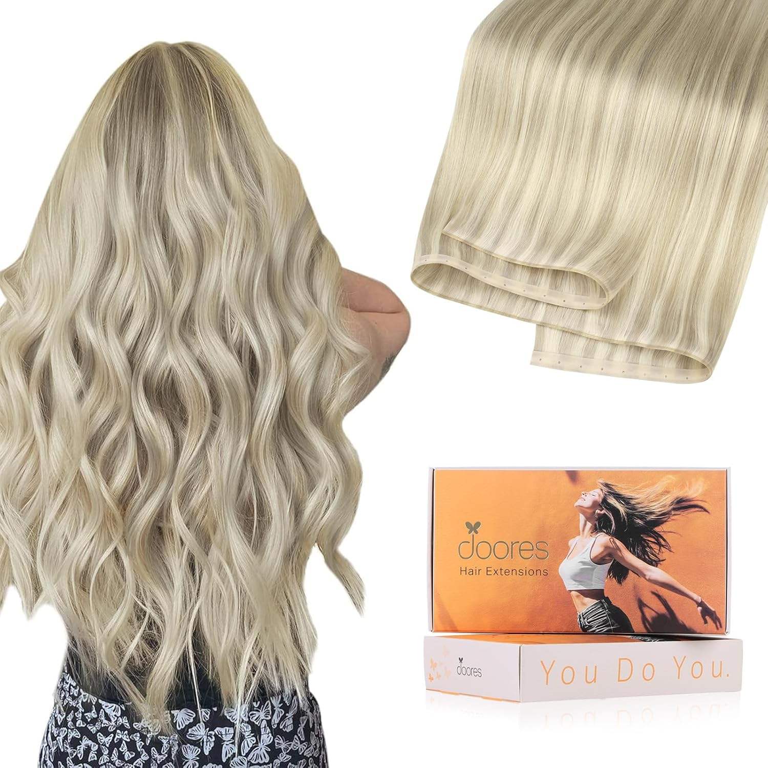 Hw-p17a/60a ash blonde highlighted platinum blonde