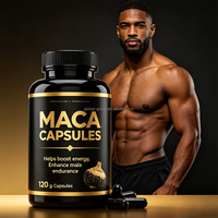 Capsules de Maca Man Power Maca Plus, complément alimentaire à base de plantes, complément de vitalité masculine et amélioration masculine, capsules de racine de Maca