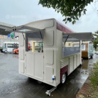 Camion de restauration mobile, remorque de restauration rapide, cuisine complète en acier inoxydable et aluminium, barbecue, pizza, glaces, snacks, chips, hot-dogs, résistant à la rouille