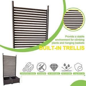 Giardino foglie pianta stand vigneto post grande giapponese sistema di supporto composito <span class=keywords><strong>ombra</strong></span> rampicante piante traliccio per il muro - Product Image 6