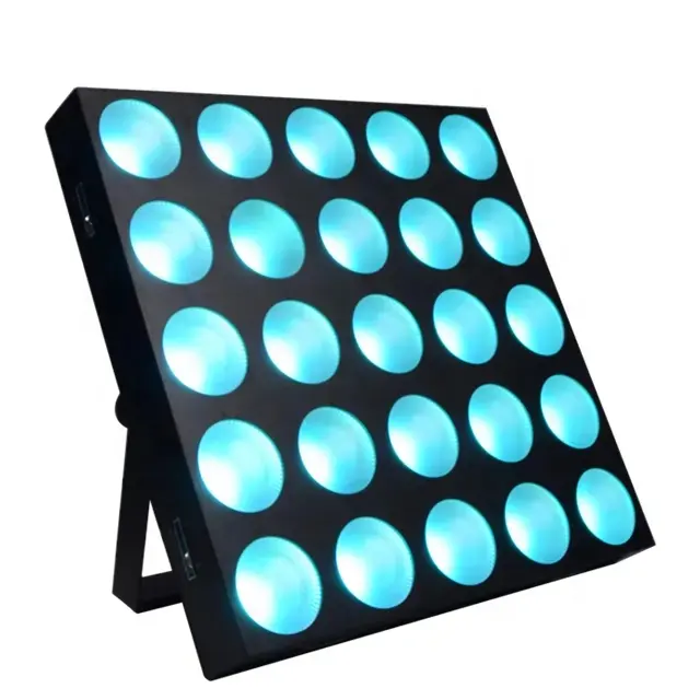 Công suất cao 25x30W 4 trong 1 RGB LED ma trận rửa ánh sáng DMX DJ thiết bị đầy đủ màu sắc 25 mắt LED blinder ánh sáng sân khấu 5x5 LED rửa