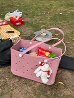 Op maat gemaakte groothandel draagbare nieuwe design tote duurzame DIY meisjes reistassen handtassen EVA tote strandtas