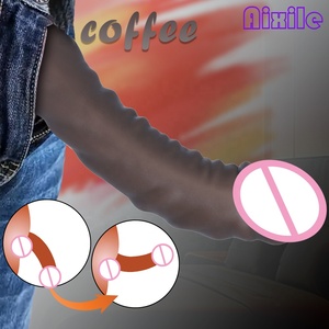Extensor de Pene para Hombres, Alargador de Pene, Retrasa la Eyaculación, Mejora la Erección, Juguetes Sexuales para <span class=keywords><strong>Parejas</strong></span>, Funda Alargadora de Pene - Product Image 1
