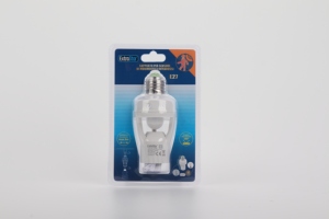 Sensore automatico PIR porta lampada 360 tipo Base E27 presa in rame in plastica ABS con funzione di vite per l'illuminazione in casa o in ufficio - Product Image 2