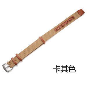 <span class=keywords><strong>Bracelet</strong></span> de montre en nylon et cuir premium <span class=keywords><strong>20mm</strong></span> 22mm, style sport, tressé, hybride <span class=keywords><strong>Nato</strong></span>, pour hommes, pièces de montre connectée - Product Image 4