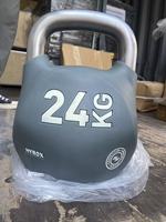 Kettlebell Hyrox 24 kg, poignée en acier électroplaqué, monobloc, noyau en fonte moulée sous pression, pour entraînement fonctionnel de force, utilisation en salle de sport
