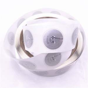 Pegatina transparente PET RFID 25mm Nfc Tag424 DNA Wet Inlay Nfc Sticker - Product Image 2