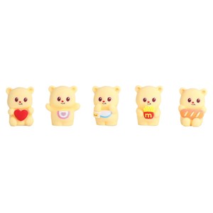 Figuras de Osos de Dibujos Animados en Miniatura de Resina Lanshuo, Lindas Figuras de Animales para Decoración del Hogar, Regalo Artesanal, Paquete Mixto de Colores Aleatorios - Product Image 4
