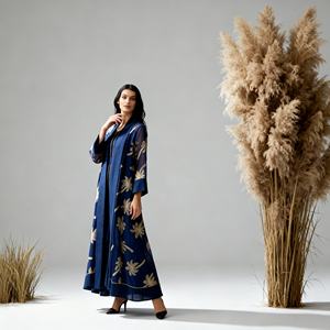 Premium Quality Embroidery Polyester Elegant Abaya <b>Dress</b> <b>for</b> Muslim <b>Women</b> Special Occasions Custom Design - Product Image 4