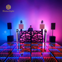 Dalles de sol LED 3D effet miroir doré pour piste de danse, idéales pour la location de soirées disco