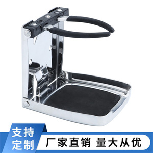 Extensor de Portavasos de Acero Inoxidable para Autocaravana/Camión/Automóvil con Soporte para Botella de Agua, Diseño de Bandeja Plegable para Uso en Barcos - Product Image 4