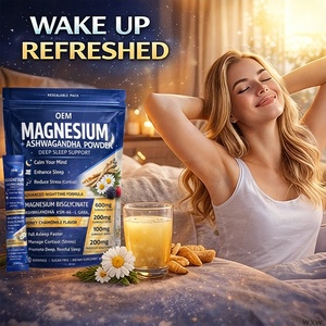 Fórmula Nocturna Avanzada, Polvo de Ashwagandha con Magnesio y KSM66, Alivia el Estrés y Mejora la Duración del Sueño - Product Image 2