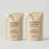 Pochette Doypack Personnalisée en Plastique et Feuille d'Aluminium pour Cosmétiques, Lotion, Shampoing, Savon Liquide, Soins de la Peau, 30ml 100ml, Sachet de Recharge